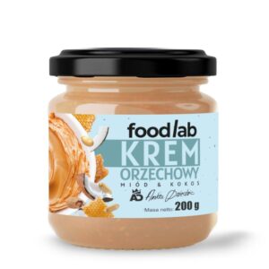 Krem orzechowy z miodem i kokosem 200g foodlab