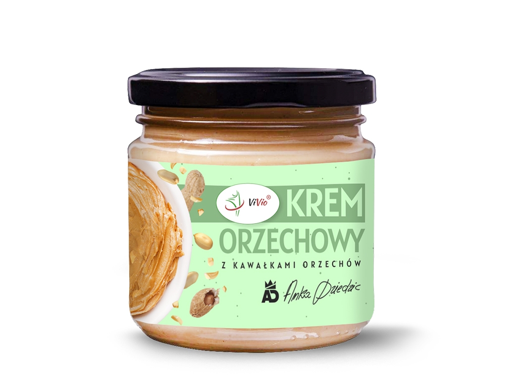 Krem orzechowy crunchy 200g VIVIO