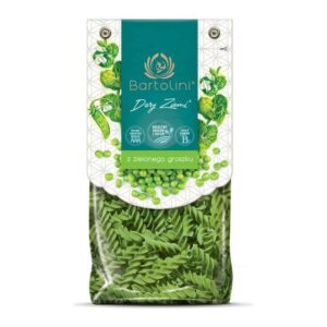 Makaron świderki z zielonego groszku 250g Bartolini