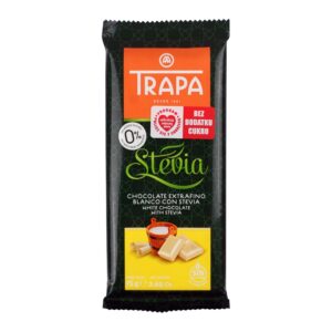 Czekolada biała ze stewią Trapa 75g