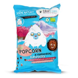 BIO Popcorn z ol. kokos. i solą him. 50g bluecorn