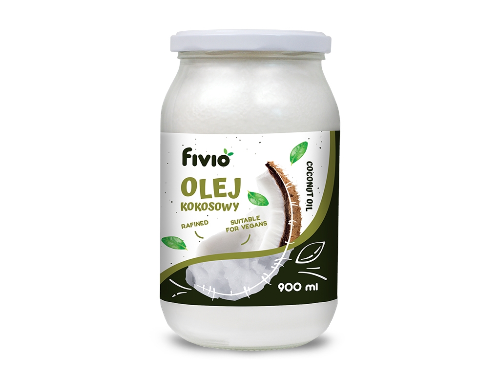 Olej kokosowy rafinowany 900ml