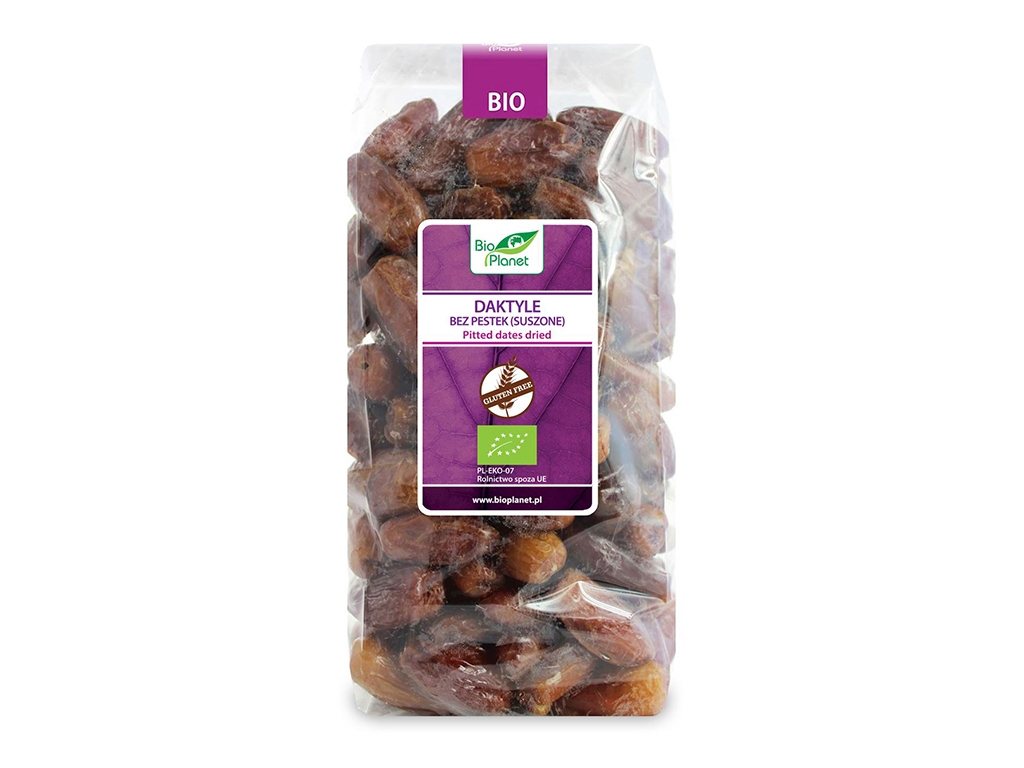 Bio Daktyle bez pest. bezglut. susz.1kg Bio Planet