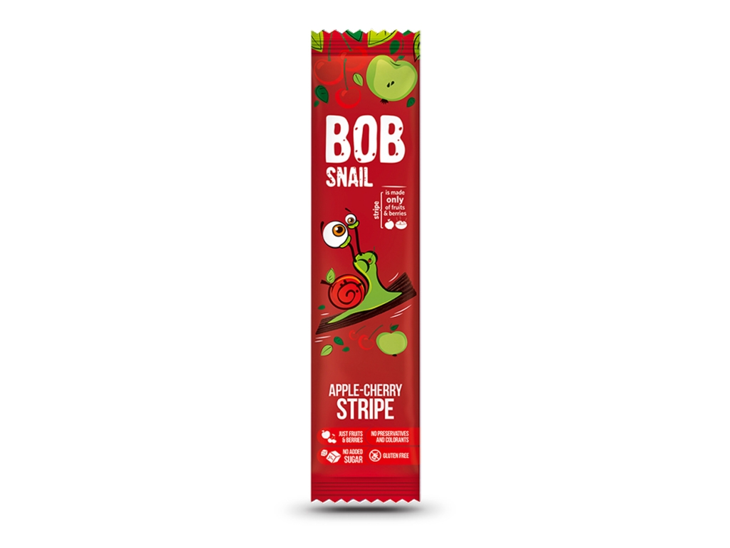 Przekąska jabłko-wiśnia 14g BobSnail