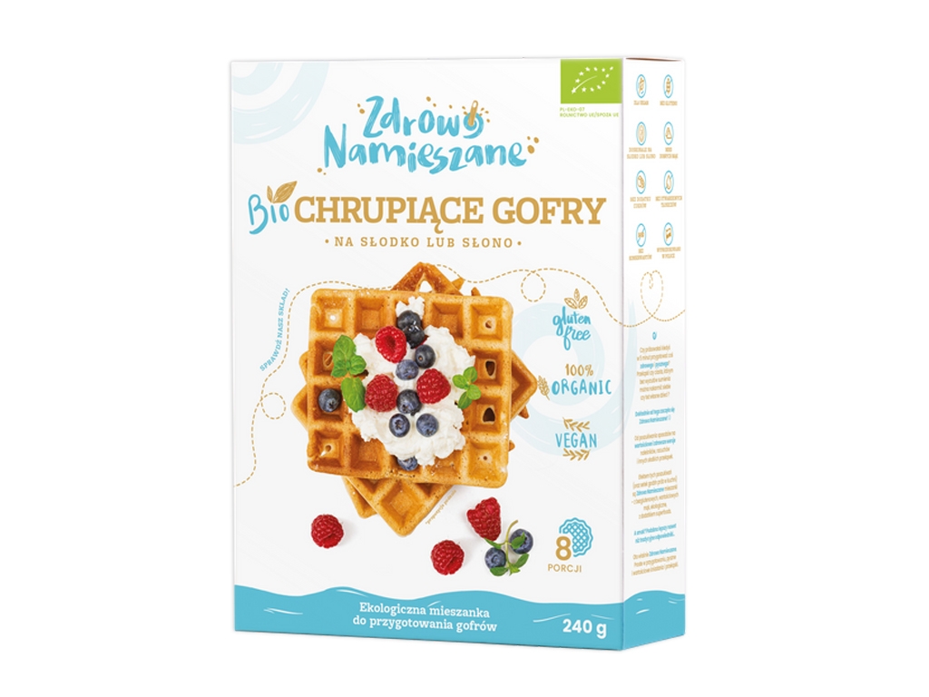 BIO Chrupiące gofry 240g Zdrowo Namieszane
