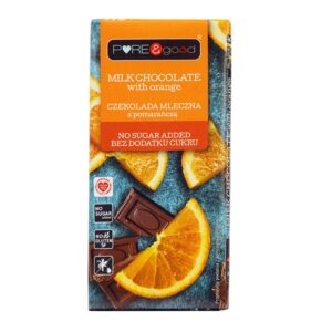 Czekolada ml. z pomarań. BDC 75g PURE&good