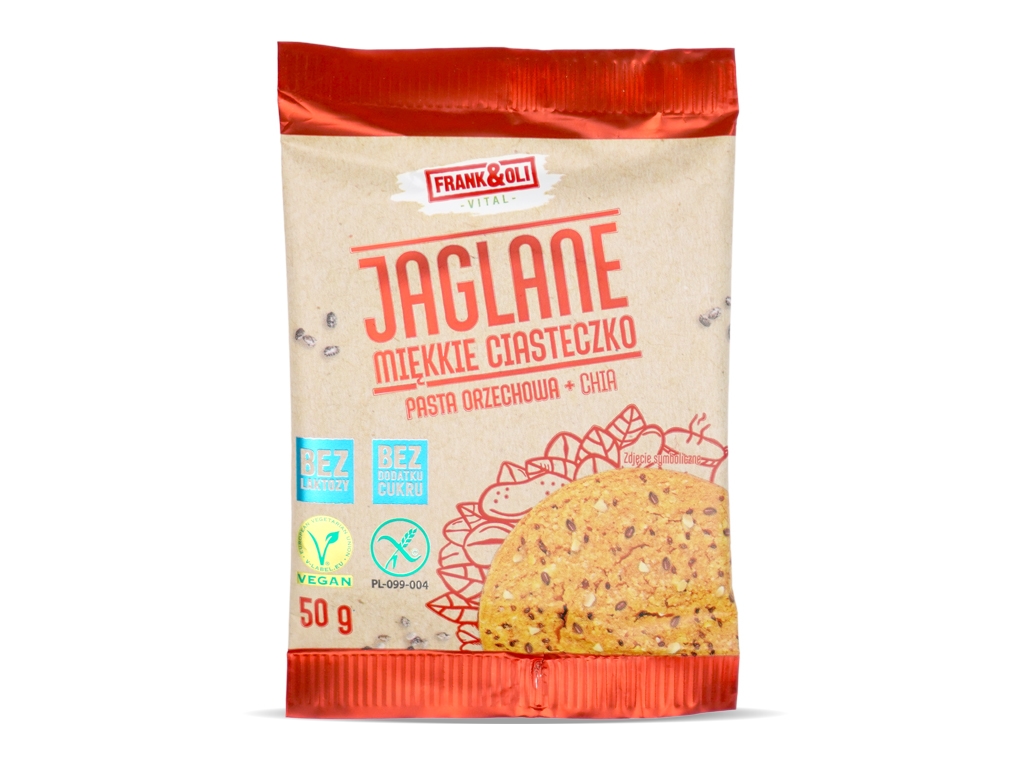 Ciasteczko jaglane+chia 50g Frank&Oli