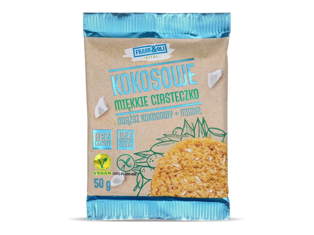 Ciasteczko kokosowe+migdał 50g Frank&Oli