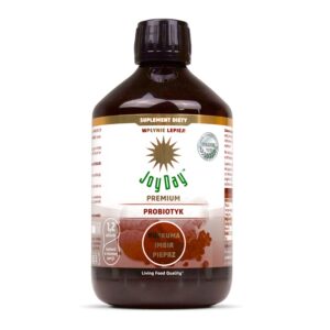 BIO Probiotyk kurkuma/imbir/pieprz 500ml JOYDAY