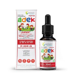 Witamina ADEK Forte Junior krople 30ml WISH