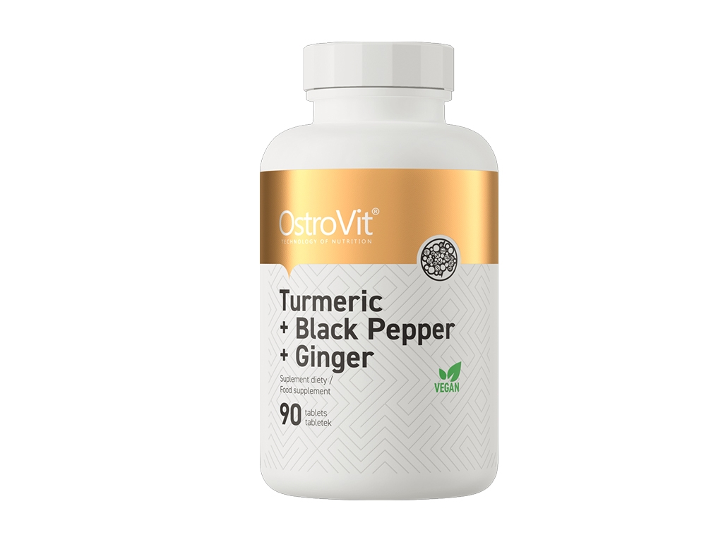 Turmeric+black pepper+ginger 90tabs OstroVit