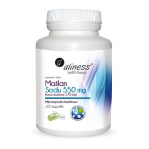 Maślan sodu 550mg 100kaps. Aliness