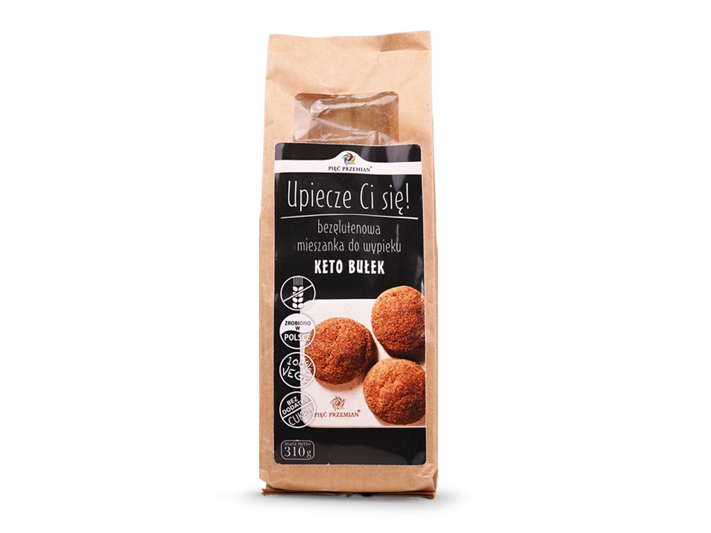 Mieszanka na keto bułki bezglu 310g Pięć Przemian