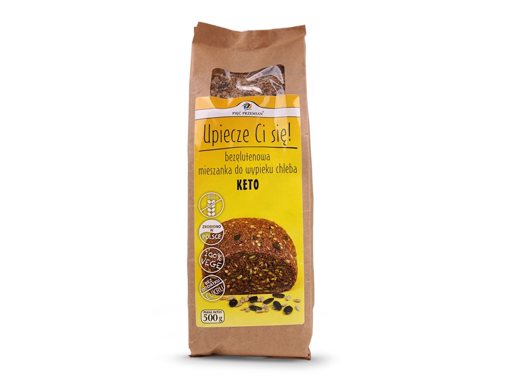 Mieszanka chleba bezglute. keto 500g Pięć Przemian