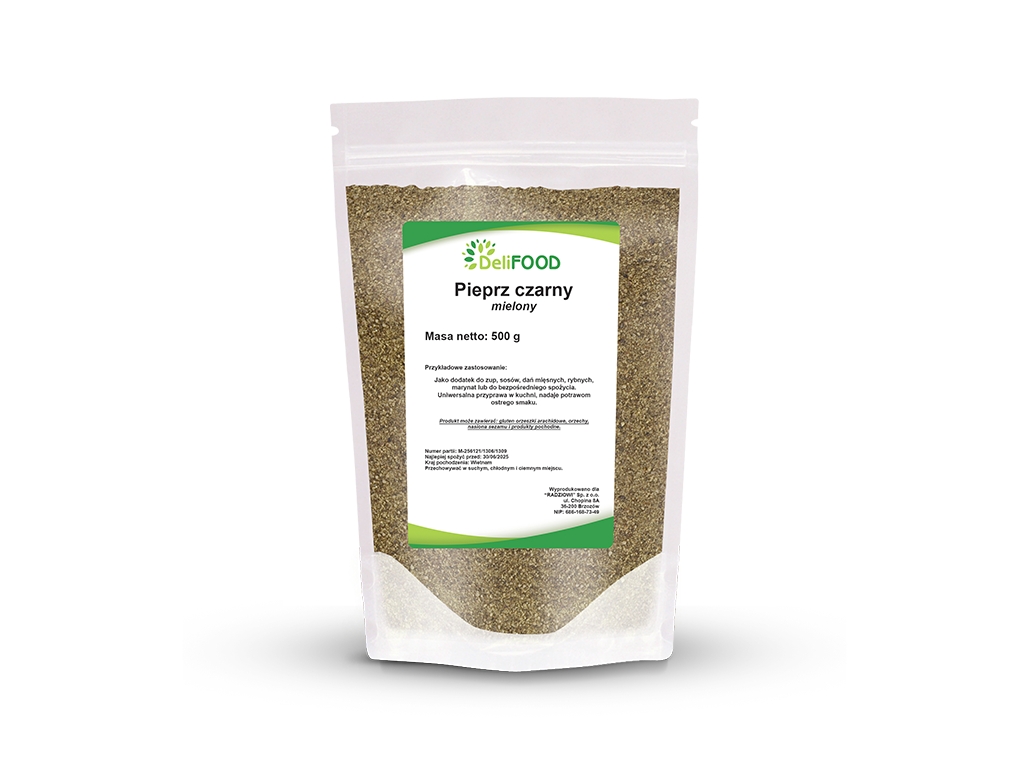 Pieprz czarny mielony 500g