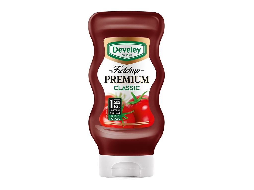 Ketchup PREMIUM klasyczny w tubie 460g Develey
