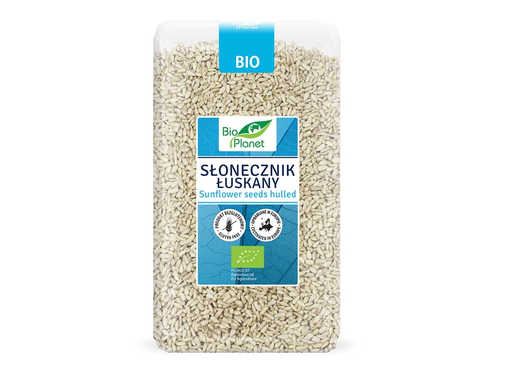 BIO Słonecznik łuskany 1kg BIO PLANET