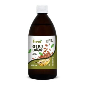 Olej lniany zimnotłoczony 500 ml