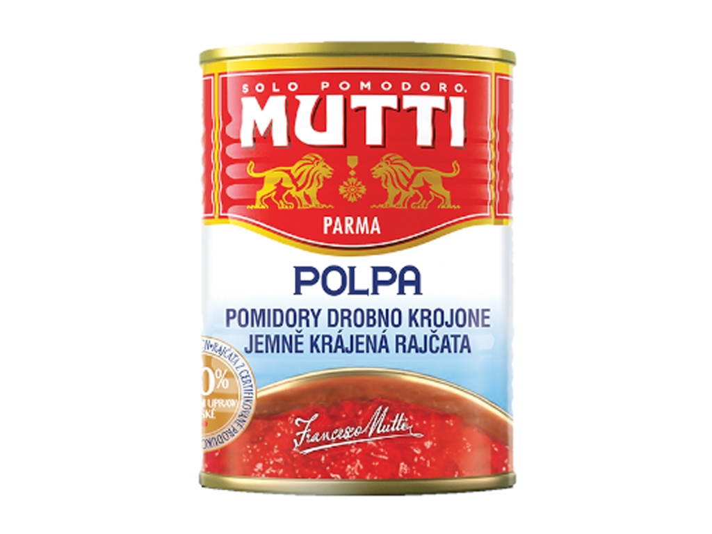 Pomidory drobno krojone 400g puszka MUTTI