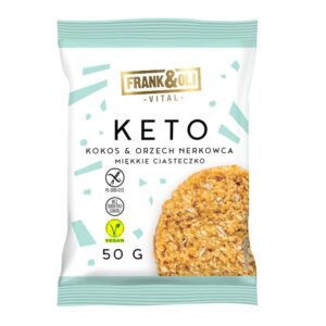 KETO Ciasteczko (kokos i nerkowiec) 50g - FRANK&OLI