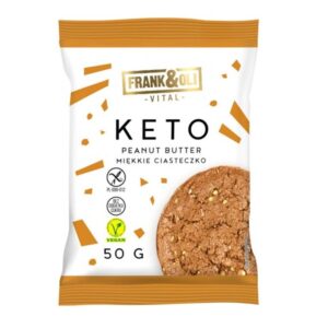 KETO Ciasteczko (masło orzechowe) 50g - FRANK&OLI