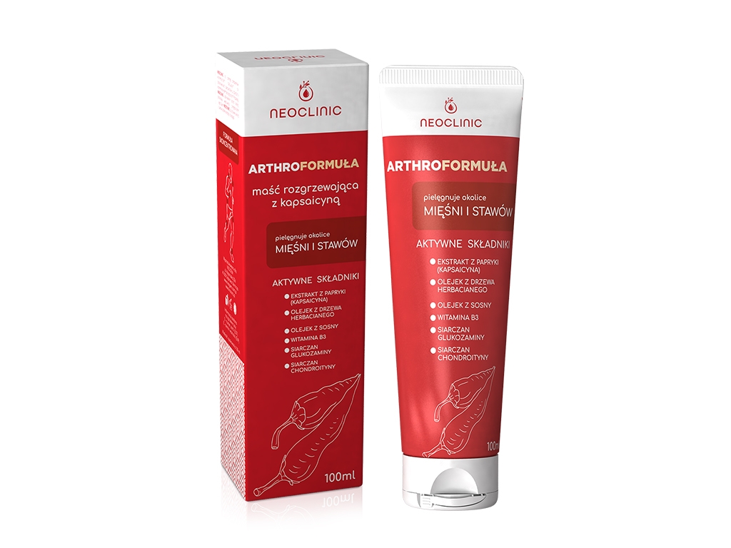 Maść Rozgrzewająca z Kapsaicyną 100ml - NEOCLINIC