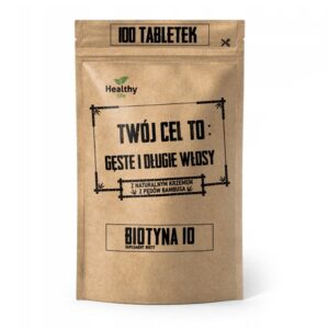 Biotyna z naturalnym krzemem 100 tabletek