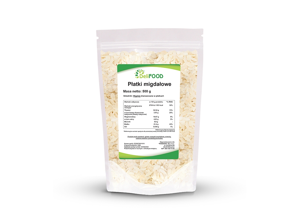 Płatki migdałowe 500g