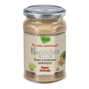 BIO Krem z orzech lask. 30% BIANCA 250g Nocciolata