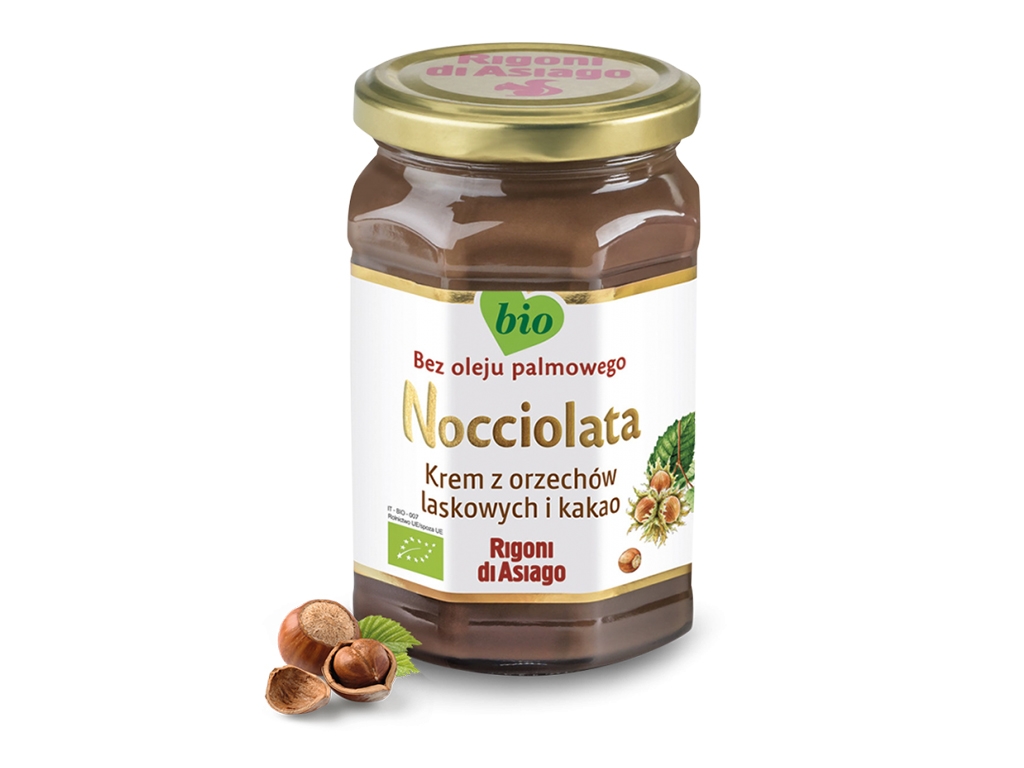 BIO Krem z orzech. laskowy i kakao 250g Nocciolata