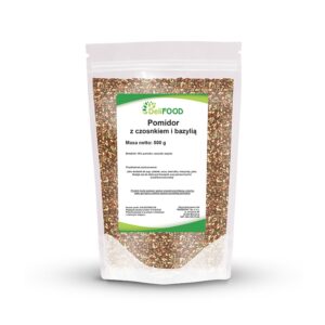 Pomidory z czosnkiem i bazylią 500g