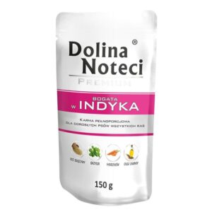 Mokra karma dla psa PREMIUM BOGATA w INDYKA 150g