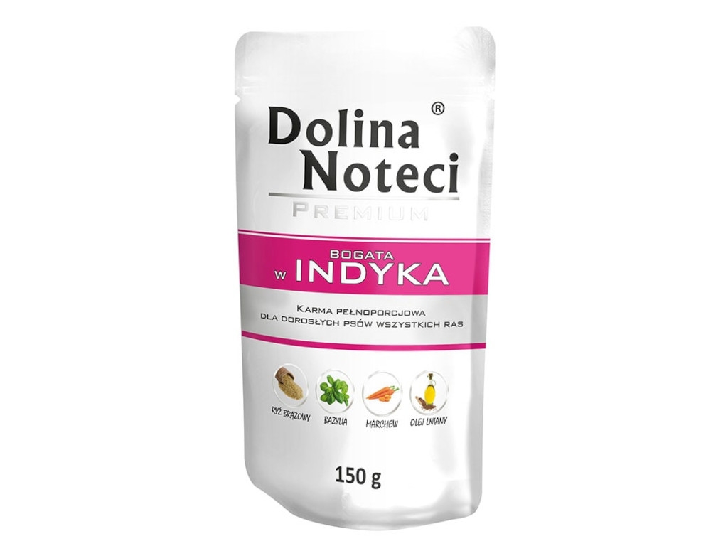 Mokra karma dla psa PREMIUM BOGATA w INDYKA 150g
