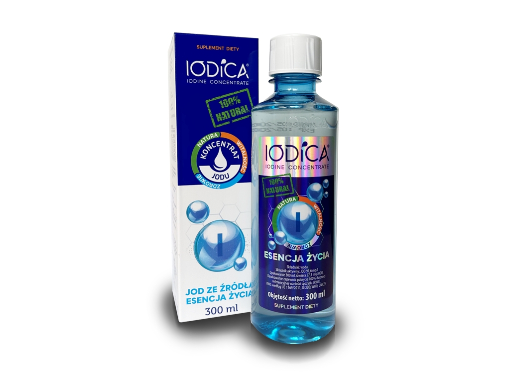 Naturalny koncentrat jodu 300ml IODICA