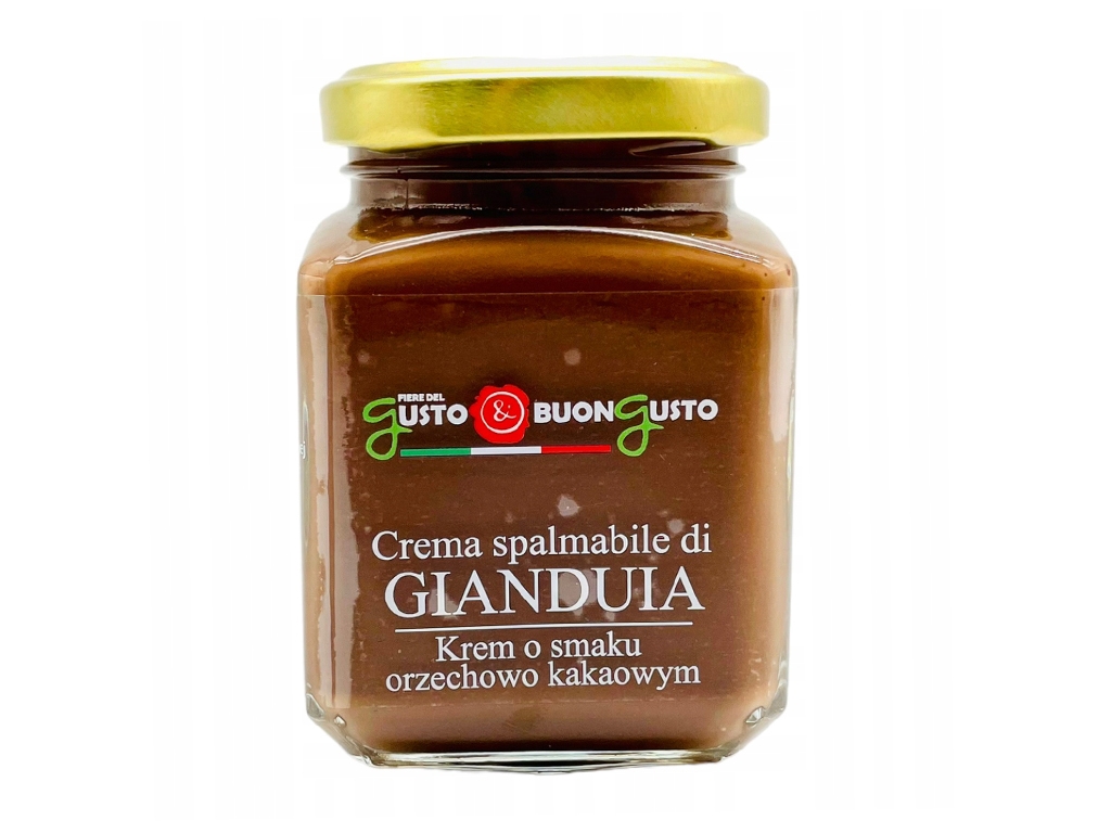 Krem Gianduia (orzechy laskowe i kakao) 200g