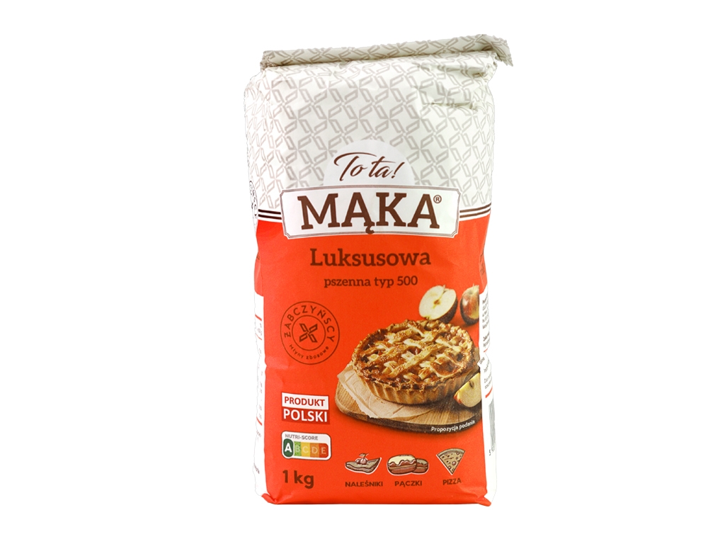 Mąka pszenna typ 500 Luksusowa 1 kg - To ta!