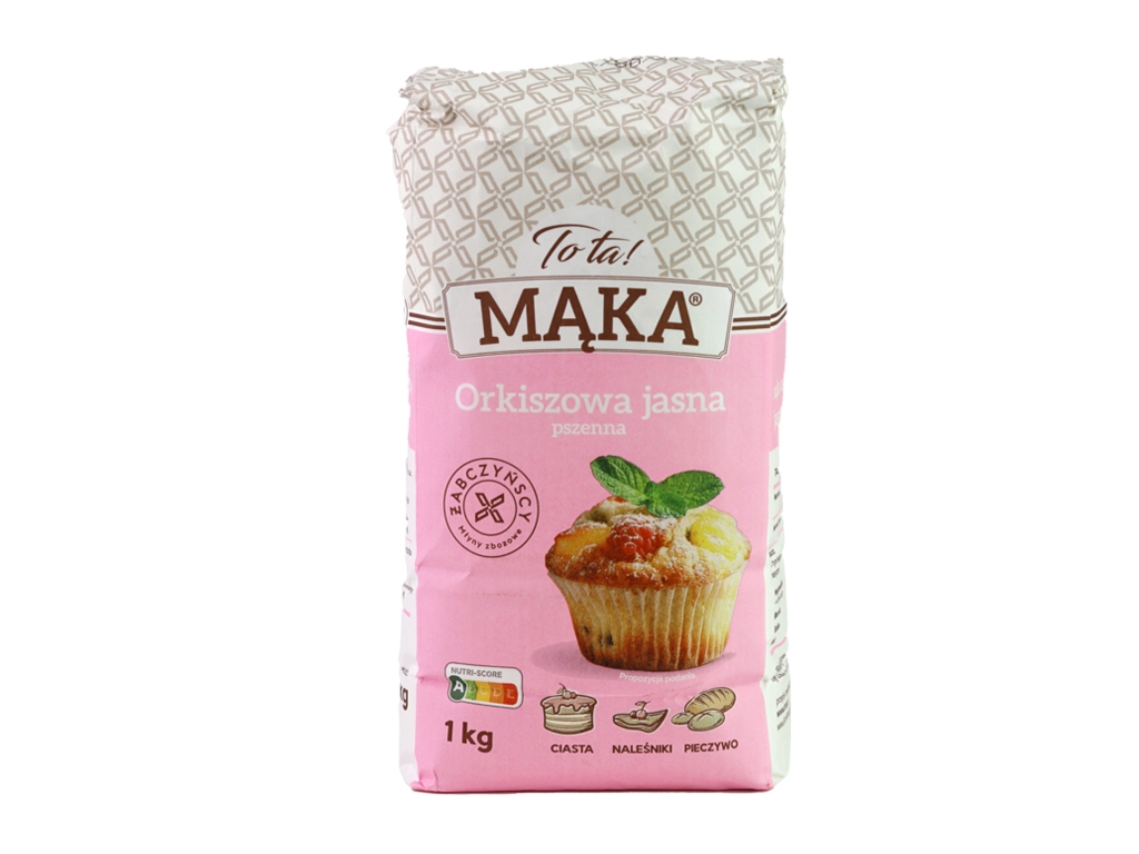 Mąka Orkiszowa Jasna 1kg To ta!