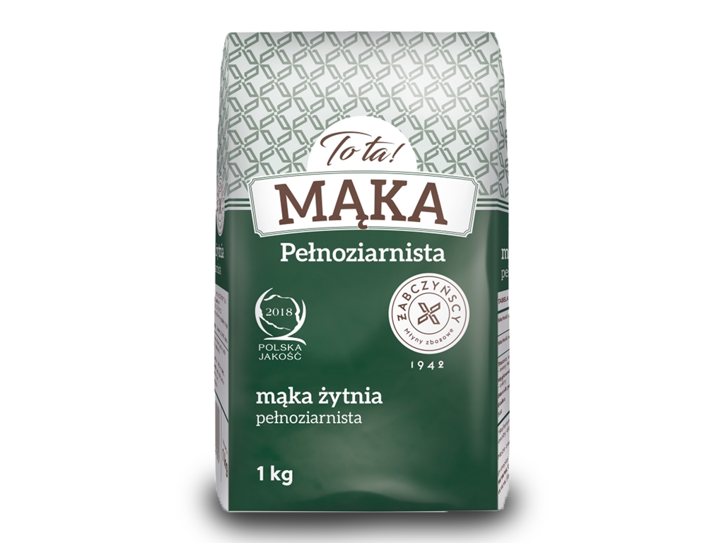 Mąka żytnia pełnoziarnista 1 kg - To ta!