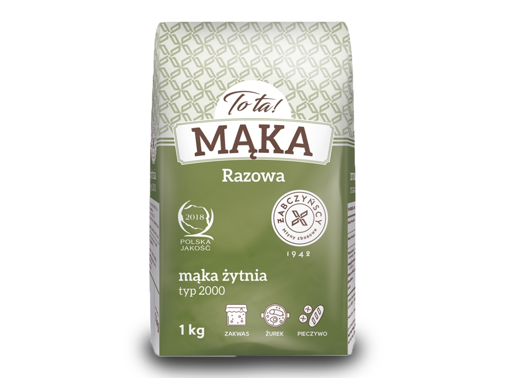 Mąka żytnia razowa typ 2000 1 kg - To ta!
