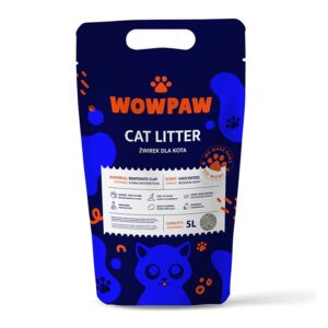 WowPaw Żwirek bentonitowy bezzapachowy 5l