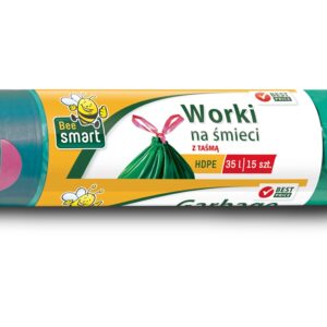 Worki na śmieci z taśmą 35L 15 sztuk