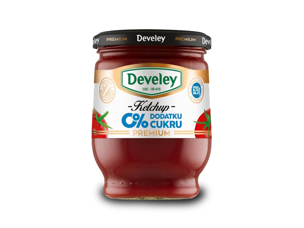 Ketchup Premium bez dodatku cukru 260g Develey