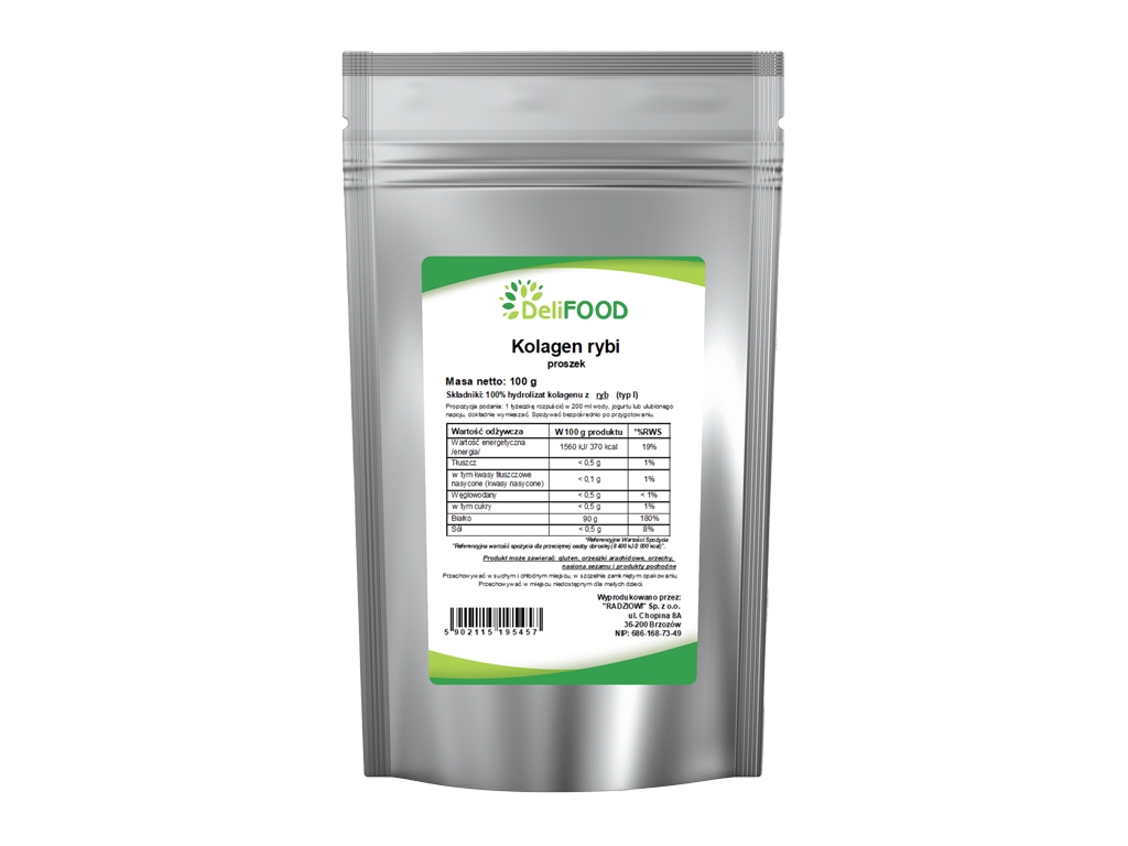 Kolagen rybi w proszku 100g