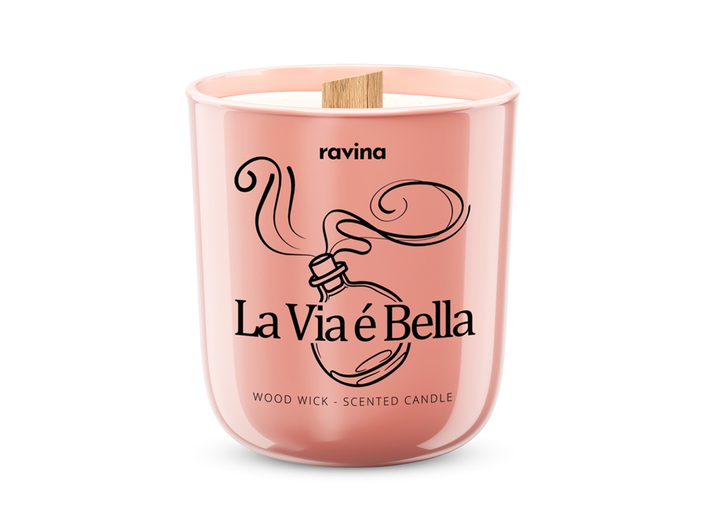 Świeca zapachowa La Via e Bella 175g ravina