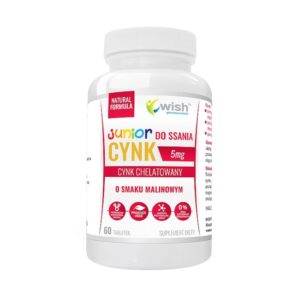 Cynk Do Ssania Dla Dzieci 5 mg 60 tabletek - WISH