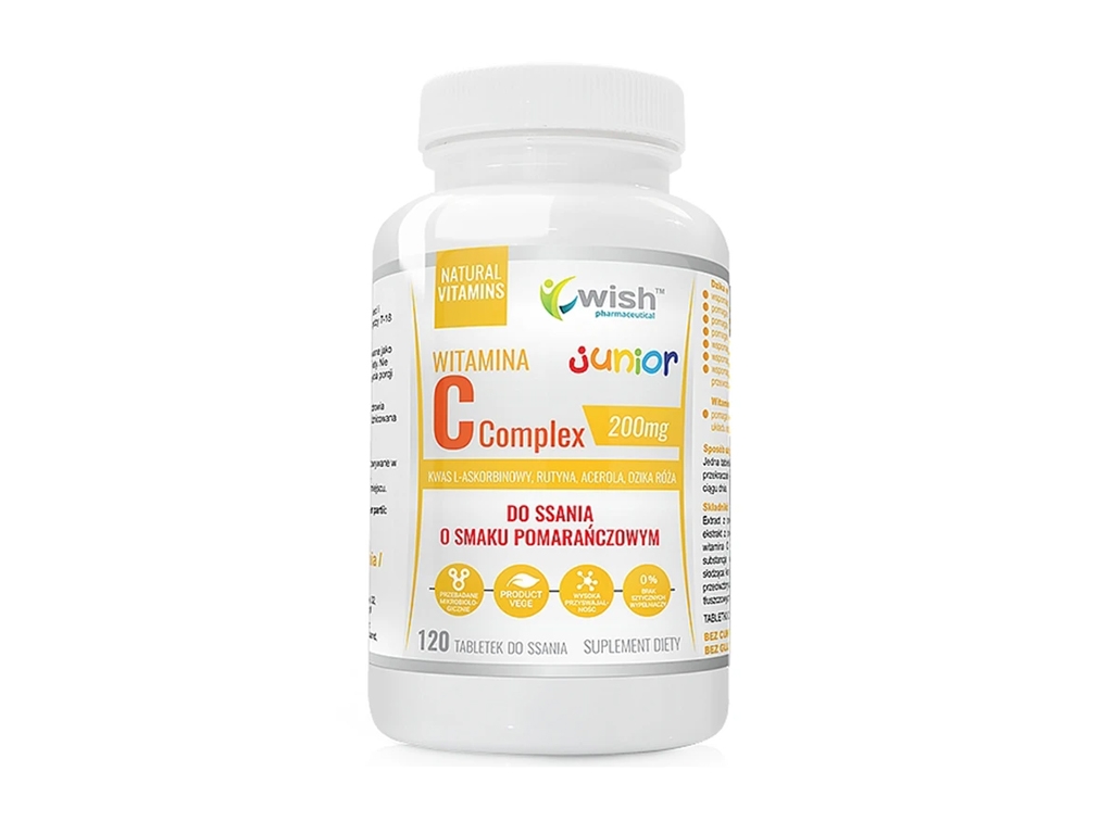 Witamina C COMPLEX JUNIOR 200mg - WISH