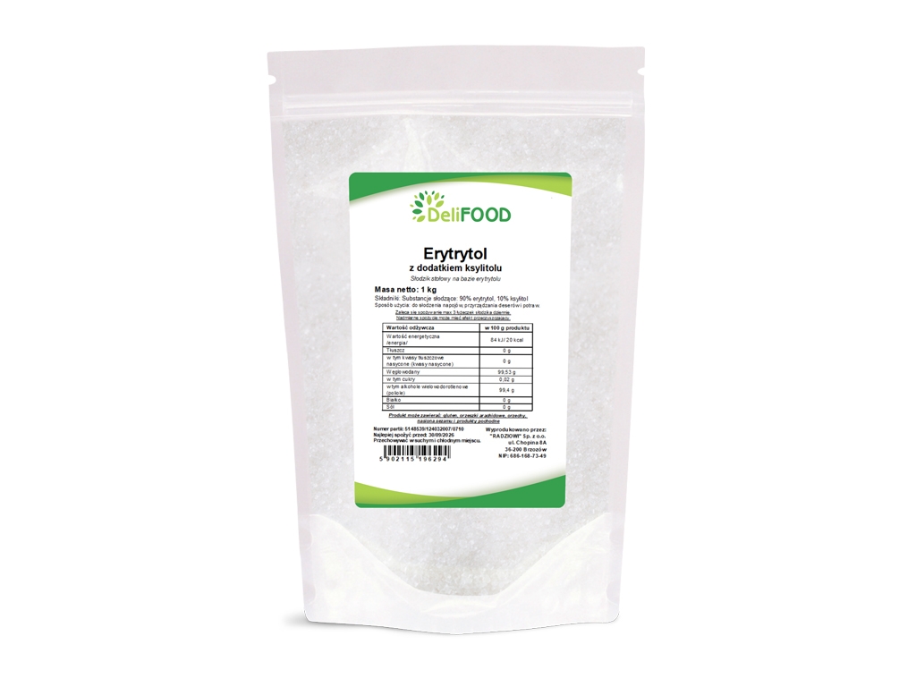Erytrytol z dodatkiem ksylitolu 1 kg