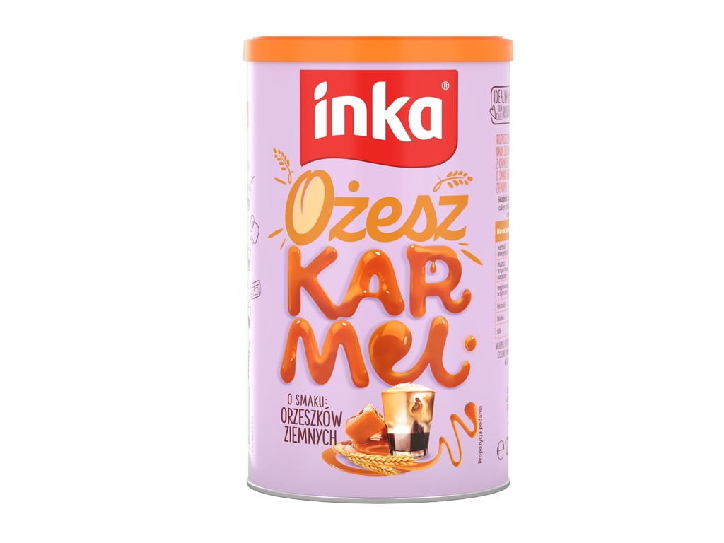 Rozpuszczalna kawa zbożowa o smaku orzeszków ziemnych 120g Inka