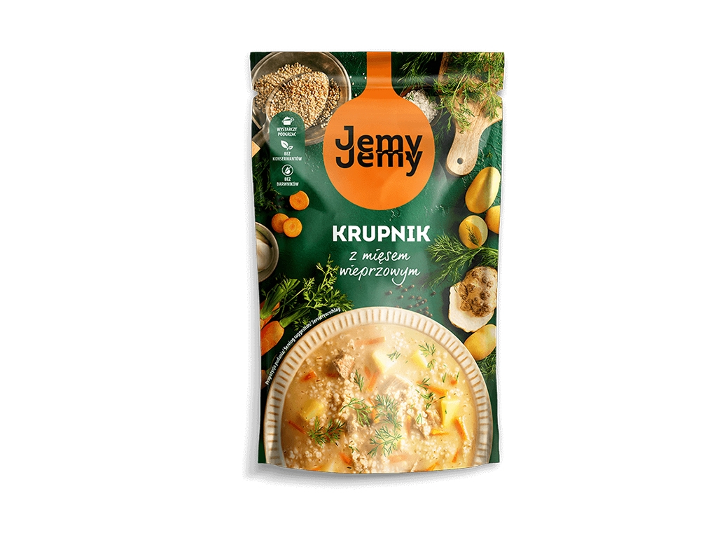 Krupnik z mięsem wieprzowym 450g