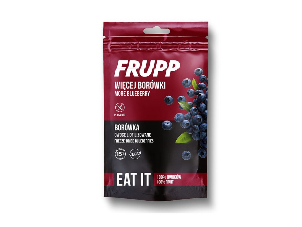 Owoce liofilizowane borówka 15g - Frupp